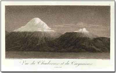 Abb. 3 - Vue du Chimborazo et du Carguairazo