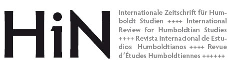 HiN - Internationale Zeitschrift für Humboldt-Studien (ISSN: 1617-5239)